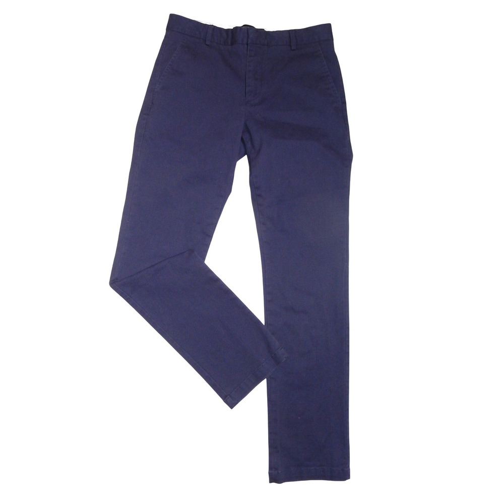 Combatant Gentlemen Mens Navy Blue Slim Fit Chino Pants 32x31 Stretch Cotton